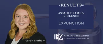 Assault Family Violence Expunction