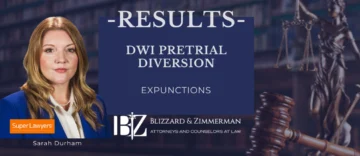 DWI Pretrial Diversions and Expunctions