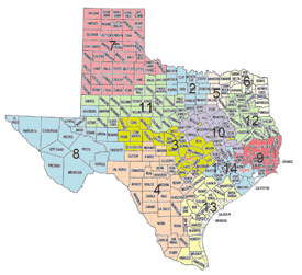 Texas Appeal Court Map