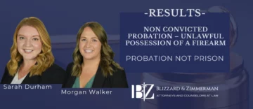 non convicted probation given in an unlawful possession case