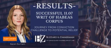 Successful 11.07 Writ of Habeas Corpus - Attorney Sarah Durham