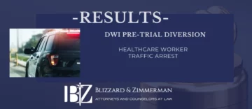 Pre-trial diversions in traffic arrest and DWI case