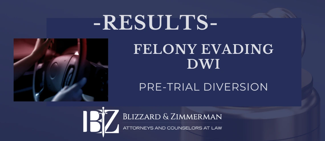 DWI and Felony Evading Case