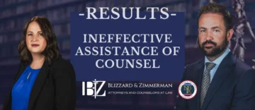Ineffective assitance of counsel case