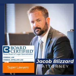 Jacob Blizzard Abilene Board Certified Attorney Criminal Law Criminal Appeal