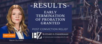 Early Termination of Probation Successfully Granted