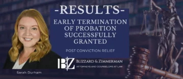 Early Termination of Probation Granted