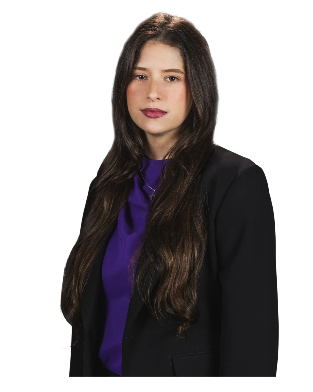 Head-and-shoulders portrait of Sydney Key, Associate Attorney at Blizzard & Zimmerman Attorneys in Abilene Texas. She is wearing a tailored blazer over a light blouse, her hair styled just above shoulder-length. She looks directly at the camera with a calm, professional and approachable expression - reflecting her focus on wills, estate planning, and real-estate matters.”