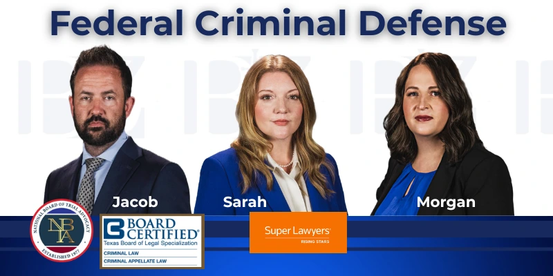 Federal Criminal Defense Attorneys, Jacob Blizzard, Sarah Durham, Morgan Walker